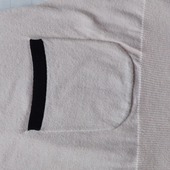 Pink Tartan Clover Button Front Cotton Cardigan- Sz. XS - Picture 5 of 12